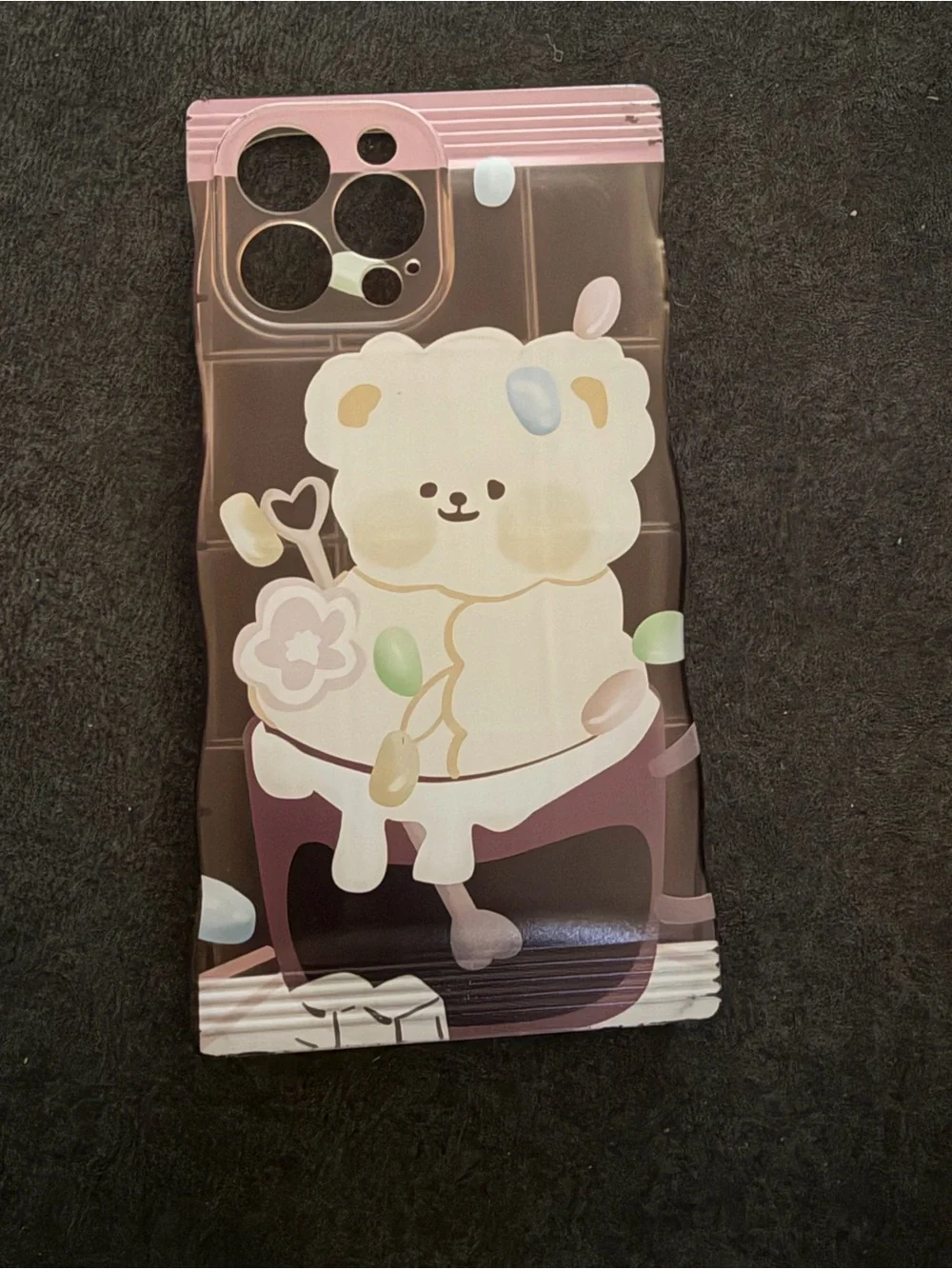 Cute Pink Bear Phone Case for Cell Phones